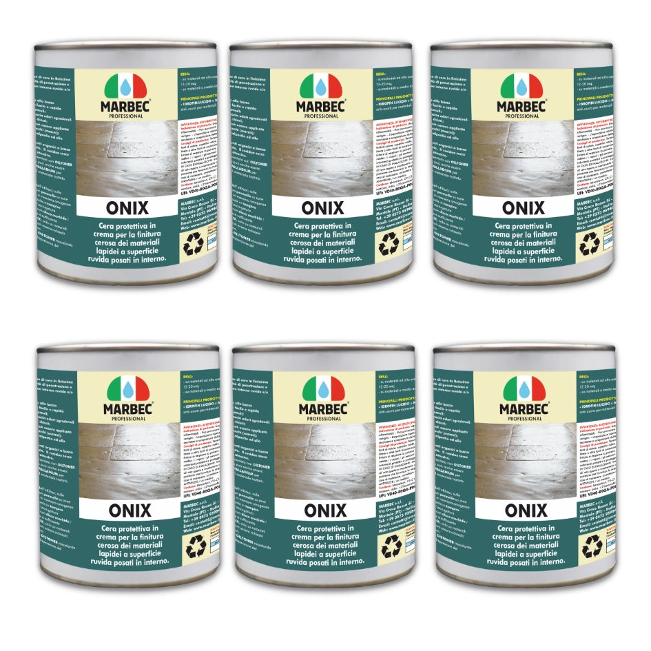 Cera per pietre ruvide e lavorate ONIX   1LTx6Pz