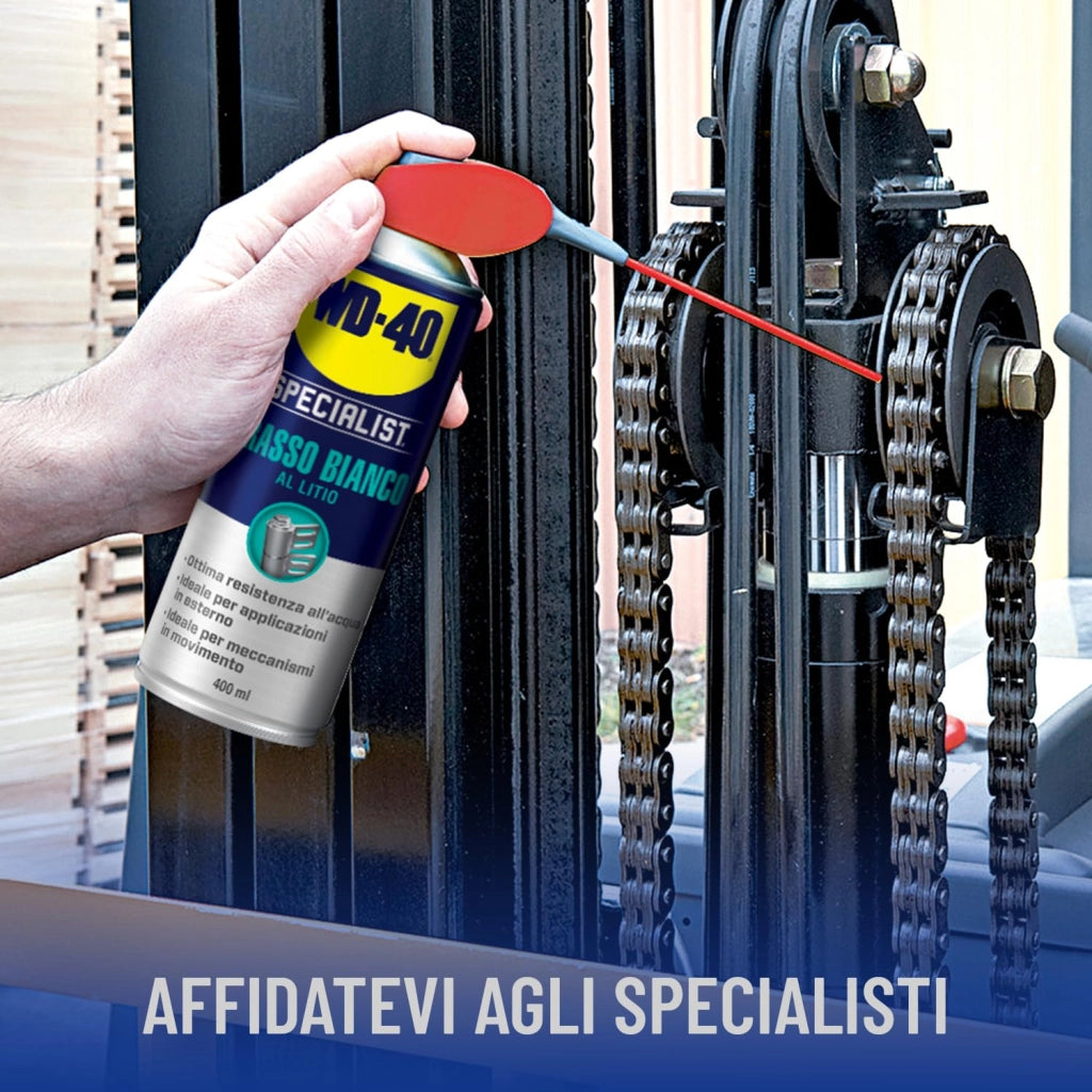 WD40 Specialist Spray Grasso Bianco al Litio 400 ml WD40