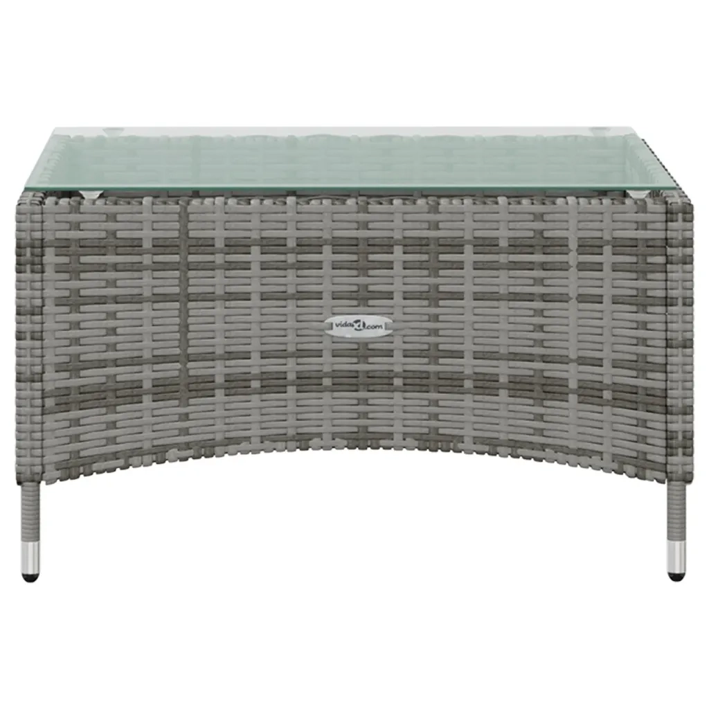 Set Divani da Giardino 16 pz con Cuscini in Polyrattan Grigio 3095960