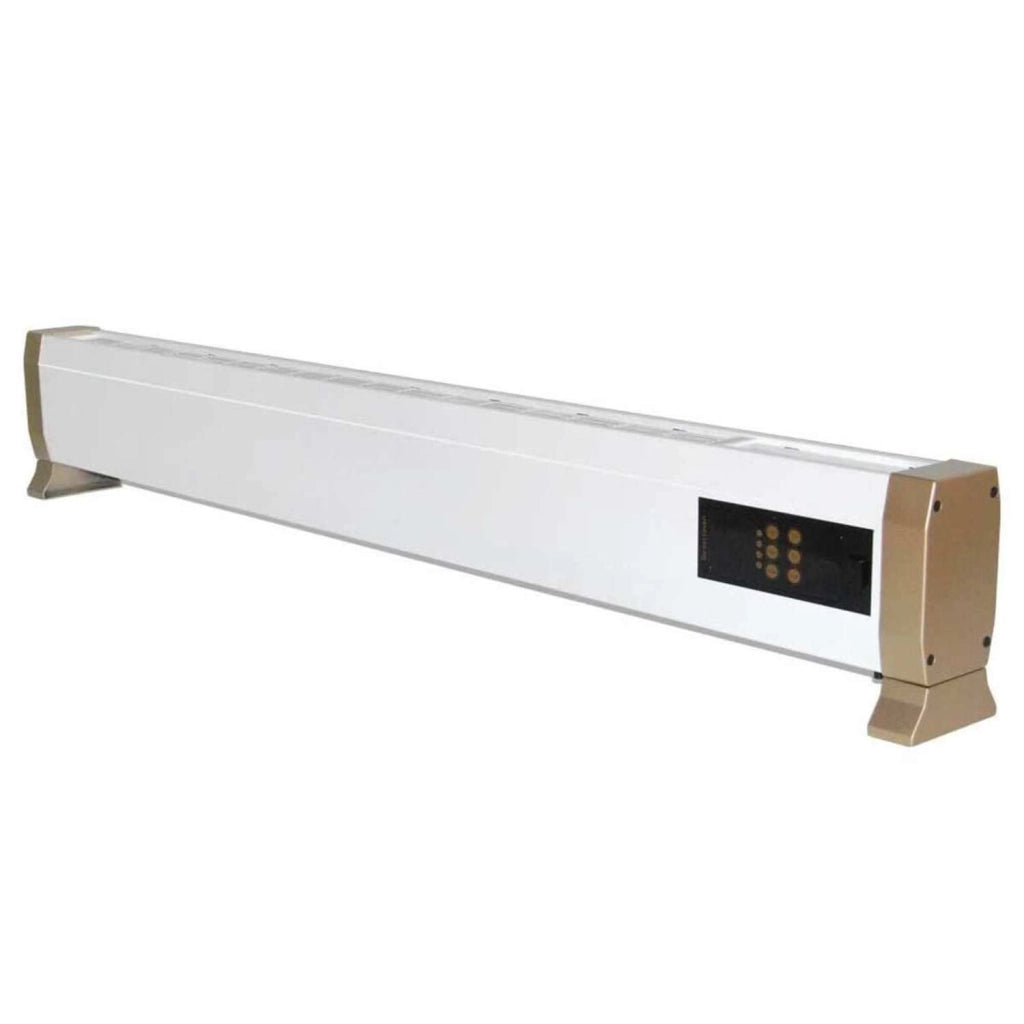 Sined Riscaldatore Da Pavimento 1800 Stufa Da Pavimento Elettrica Da 1800w Bianco Stufetta Per Pavimento e Battiscopa 1800w Con Telecomando Incluso
