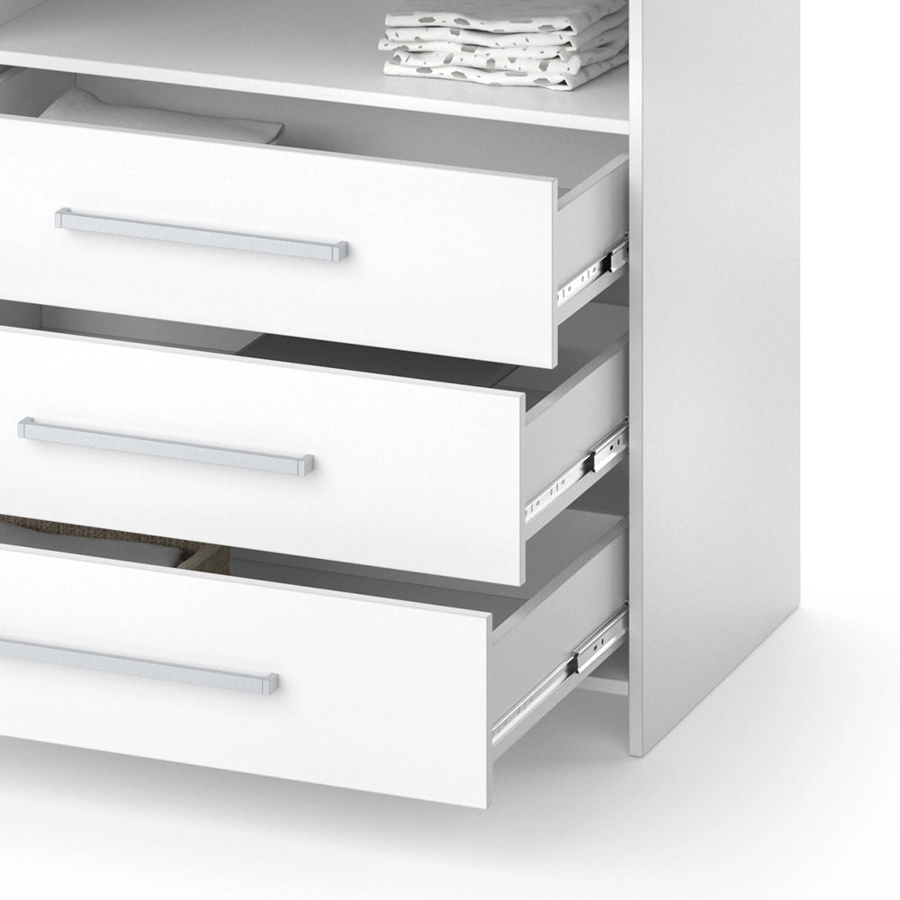 Vicco Fasciatoio Bianco 113 x 100 cm con cassetti