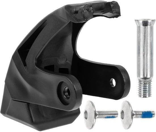 Blocco frenante professionale per inline skates - Blocco frenante - Stoppero in gomma - Incluso set di viti di montaggio - Nero - Dimensioni 9x8,8x4 cm - Freno per inline skates
