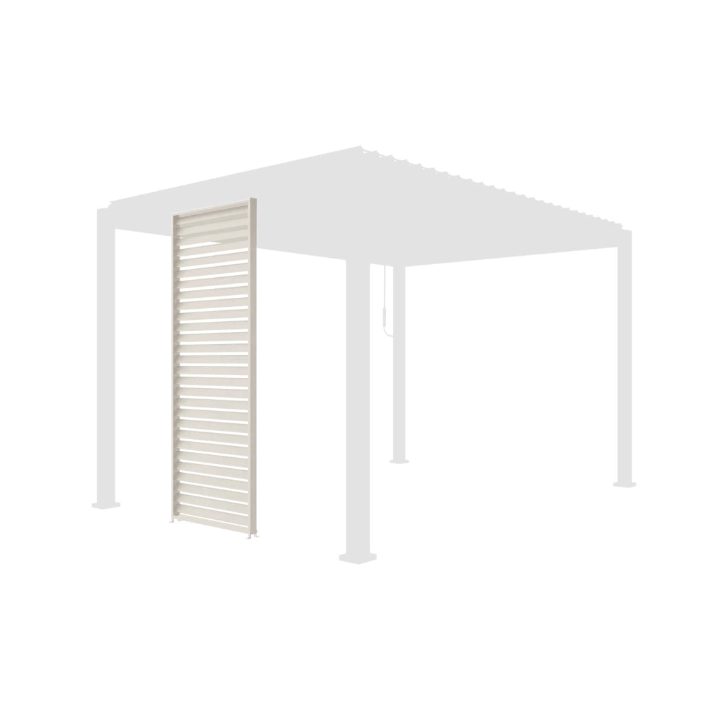 Persiana 1m in alluminio per pergola biocllimatica, beige