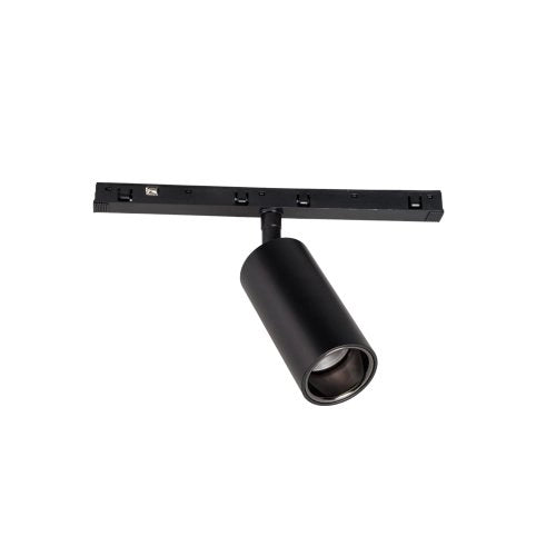 Faretto su binario 1 fase nero LED 5W 3000K Maxlight