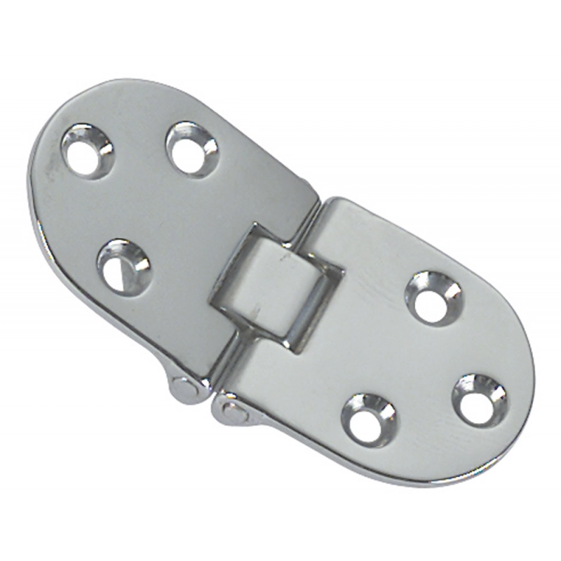 CERNIERA CON ARRESTO OTT.CROMATO HINGE POLISHED BRASSMM.80x30