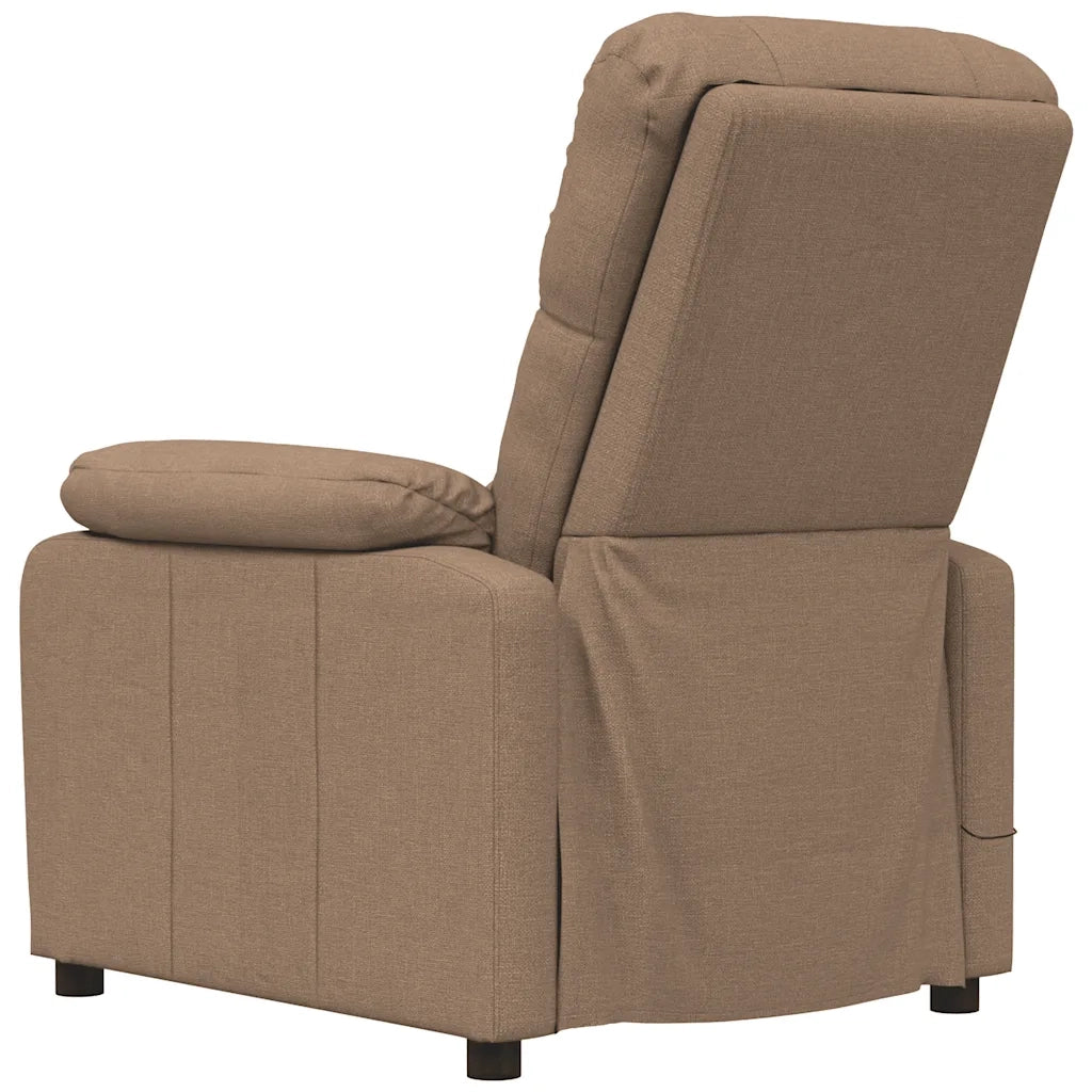 Poltrona Massaggiante Marrone in Tessuto 289676