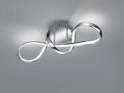 Plafoniera moderna PERUGIA cromata LED 28W 4000K 60cm