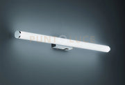 MATTIMO APPLIQUE LED 8,6W 880lm, 3000K PER BAGNO METALLO CROMATO E DIFFUSORE BIANCO IP44 CON INTERRUTTORE L. 80,4CM