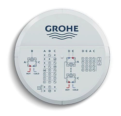 Grohe 35604000 Rapido SmartBox Corpo da Incasso Universale 3 Uscite 2 Ingressi 1-2'' Profondita' 75 105 mm