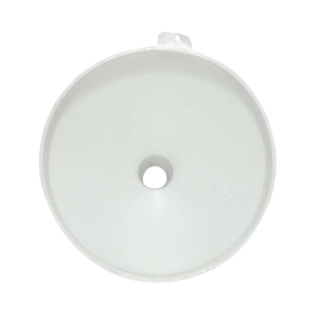 Imbuto in plastica 100mm bianco