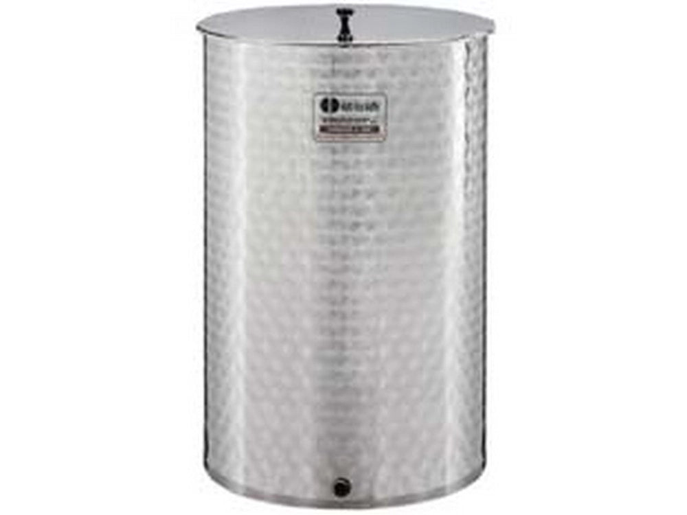 1pz contenitore enologico fondo piano inox 18/10 saldato lt50  mm390x490h cod:ferx.fer269728