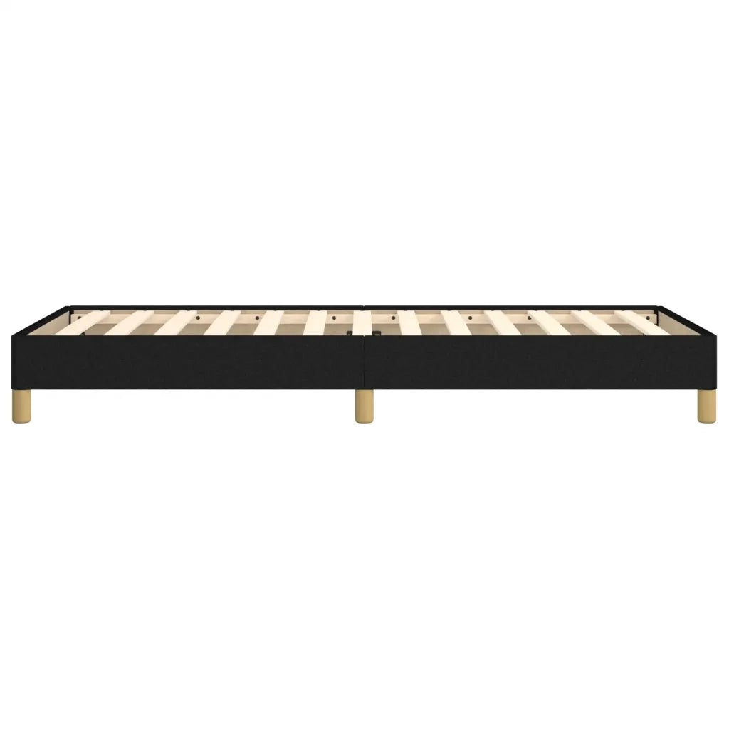 Giroletto senza Materasso Nero 90x200 cm in Tessuto 346788