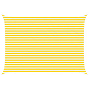 Vela Parasole | Telo Ombra | Vela da ombra solare Giallo e Bianco 5 ¡Á 3,5 m