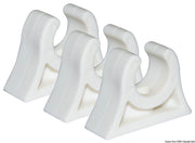 Clip bianca per tubi 25/26 mm