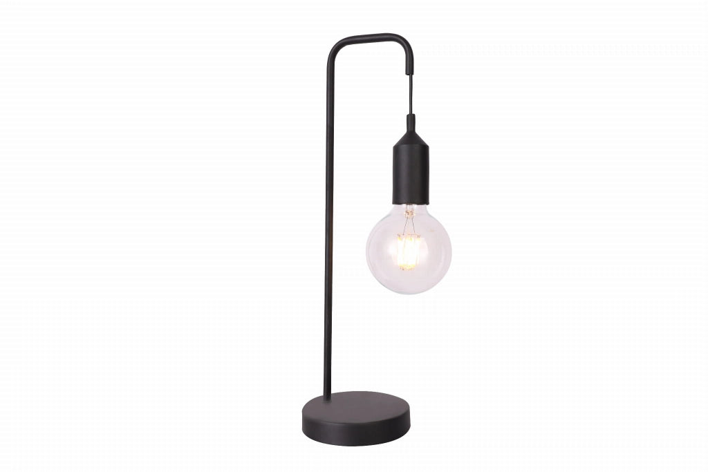Candellux LAREN lampada da tavolo nera metallo E27