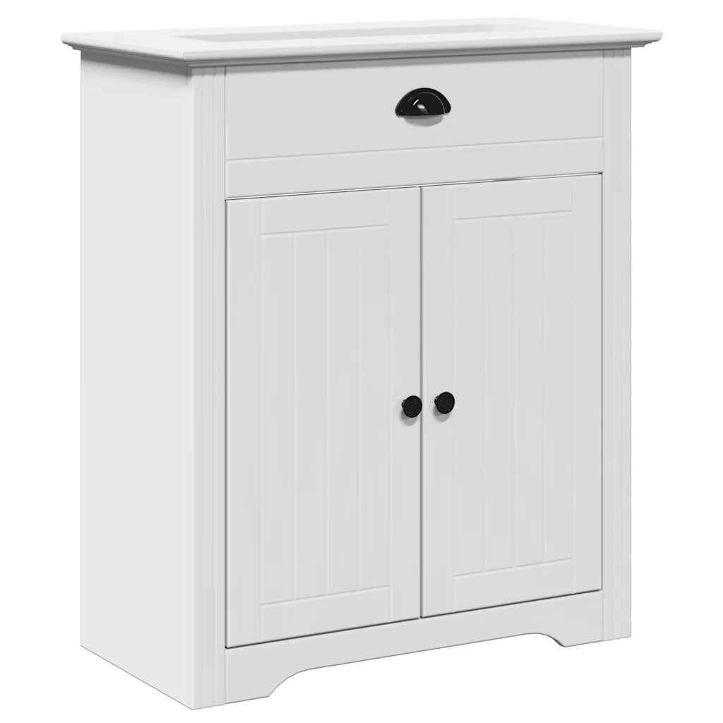 Mobile Lavabo da Bagno BODO Bianco 70x35x80 cm 4016863