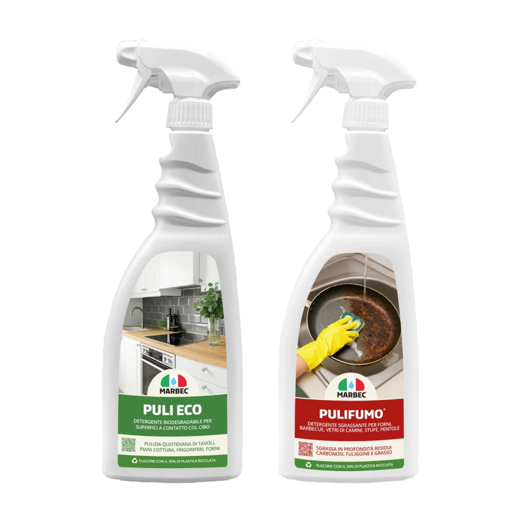 Kit Pulizia Completo per Bagno e Cucina, Efficace e Delicato Marbec KIT PULIZIA PRONTO CASA