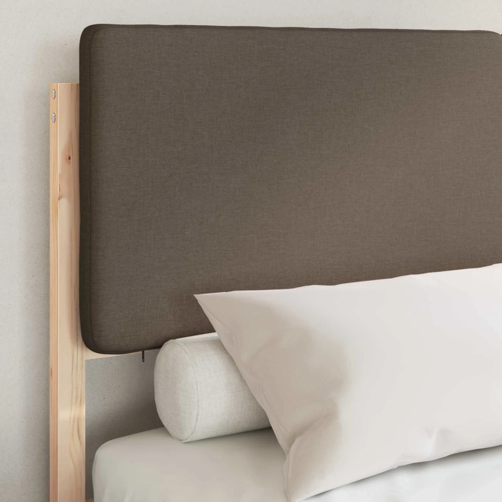 Letto con Testiera Rivestita-Struttura Letto con Testiera Talpa 150 x 200 cm Pino massello 430186