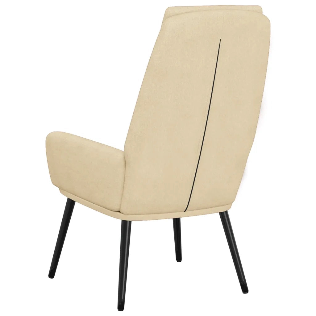 Sedia Relax Crema in Tessuto 341314