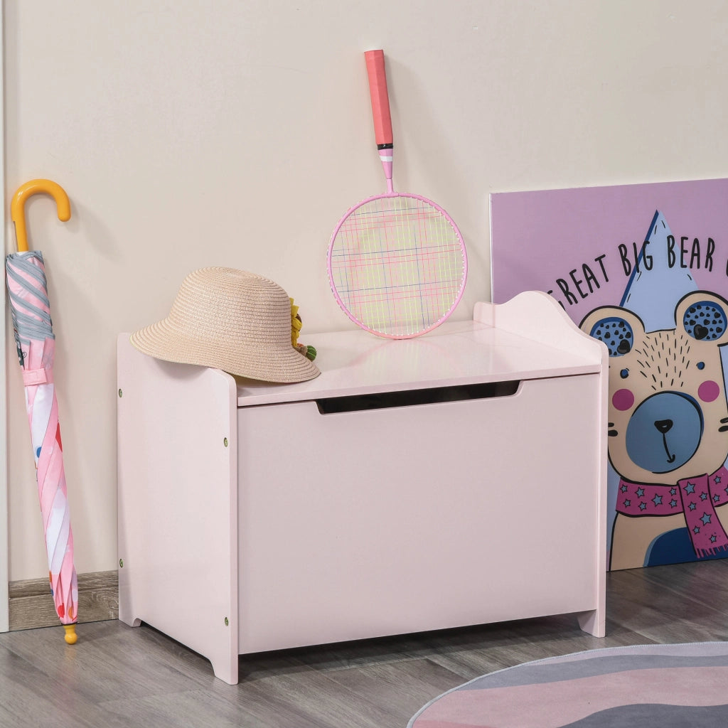 Casetta per Bambini con Cassetti ¨C Zephmum ¨C MDF Rosa 60x40x48 cm