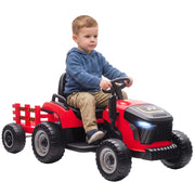 Trattore Elettrico per Bambini ¨C zephmum ¨C Rosso, 12V
