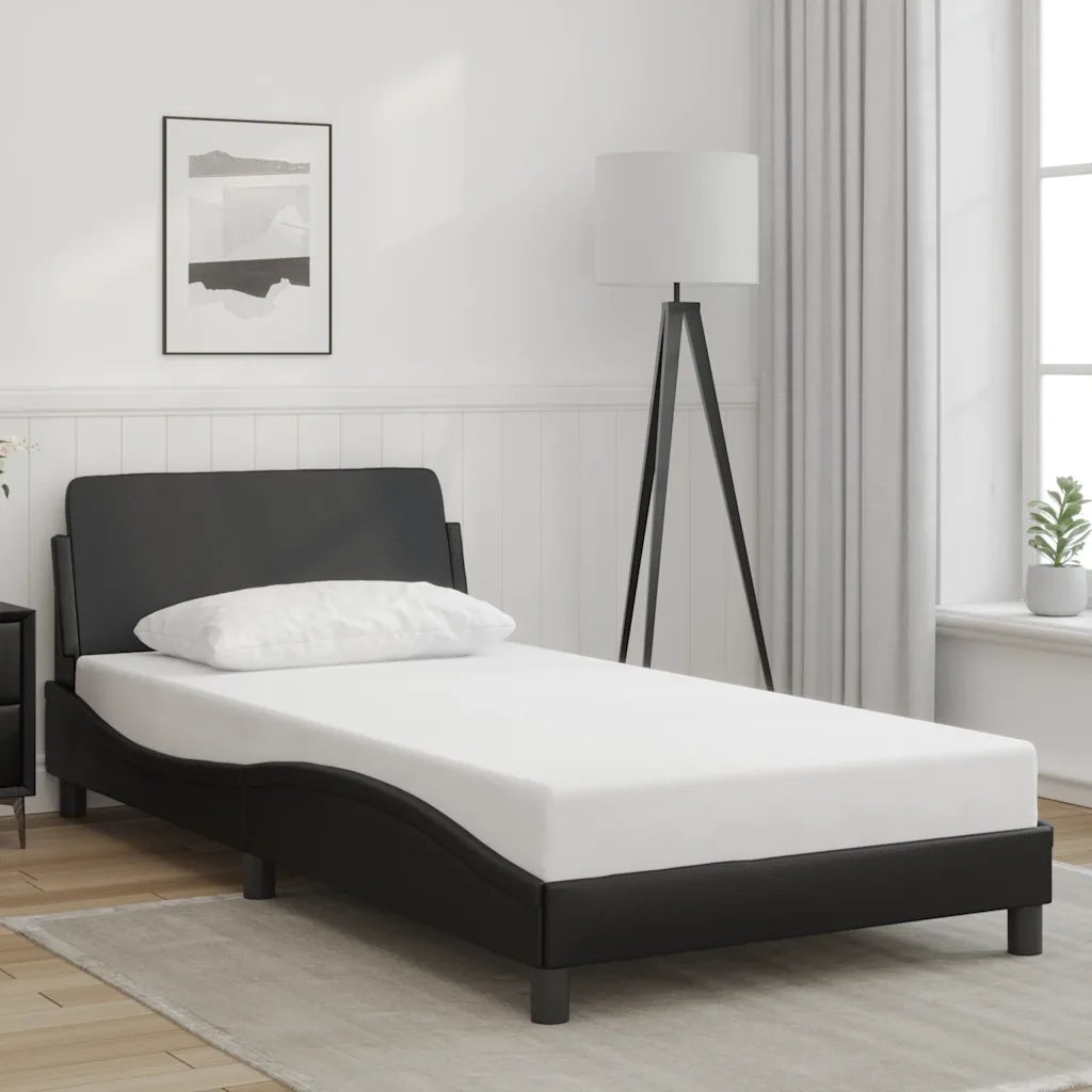 Giroletto Dover Nero 100x203 cm in Similpelle 373276
