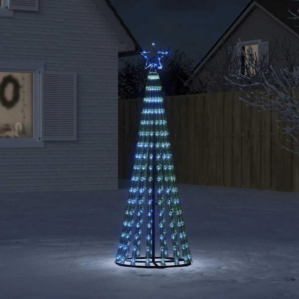 Illuminazione Albero di Natale a Cono 275LED Blu 180cmcod mxl 83422