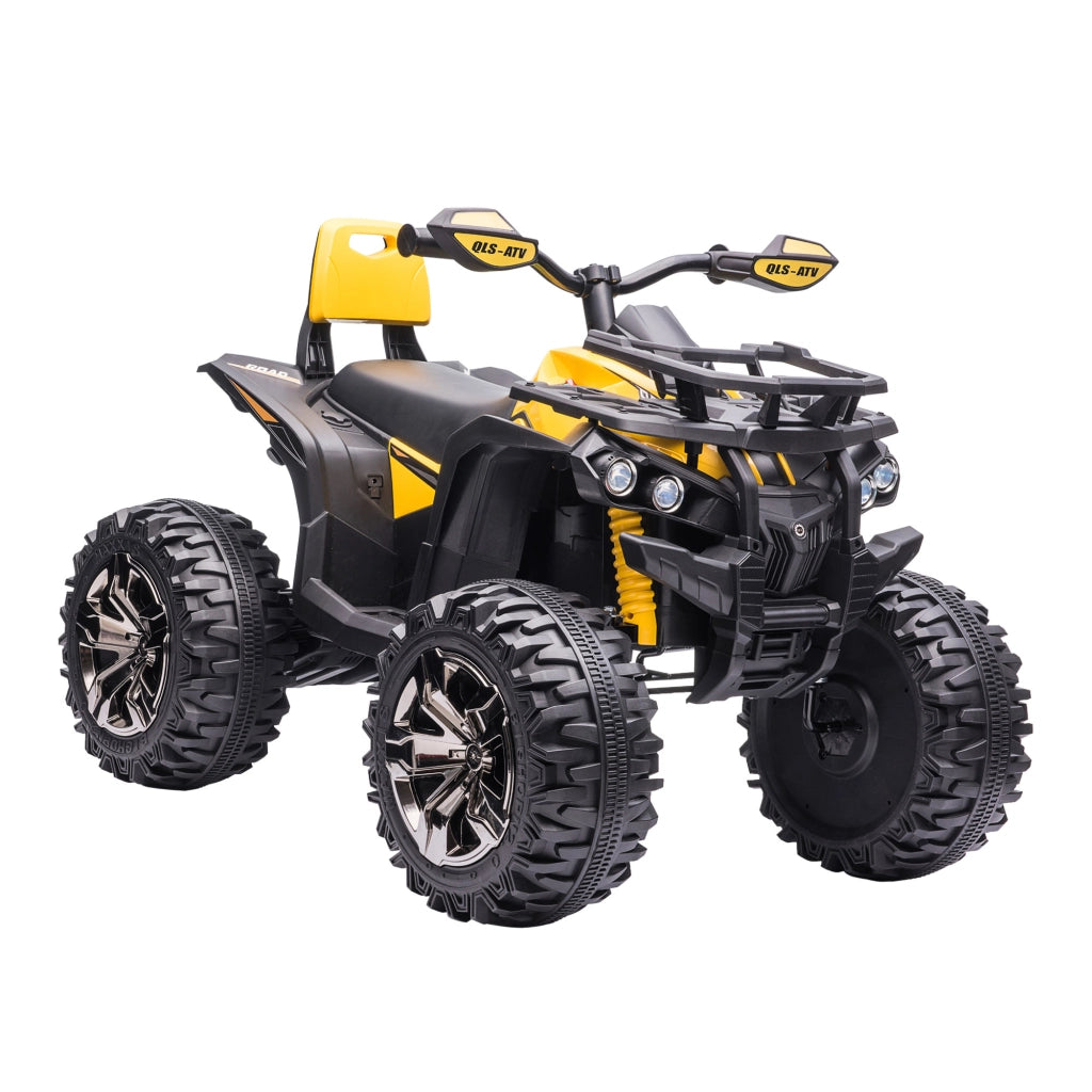 Quad Elettrico per Bambini 12V ¨C Minimal ¨C Giallo 100x65x73
