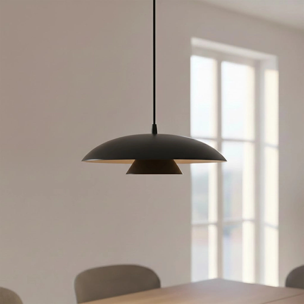 Lampada a sospensione retro BABEL nera GX53 Emibig