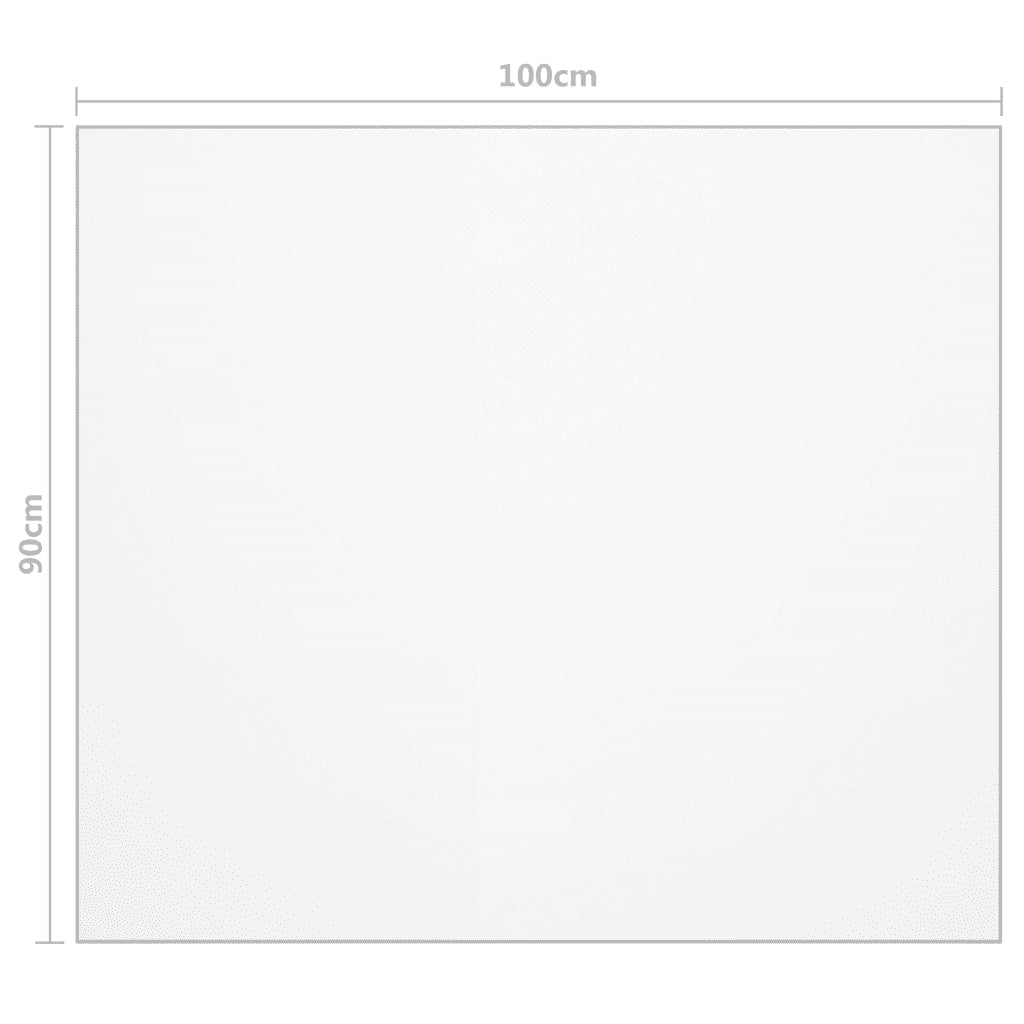 Protezione Tavolo Trasparente 100x90 cm 2 mm PVC cod mxl 60558