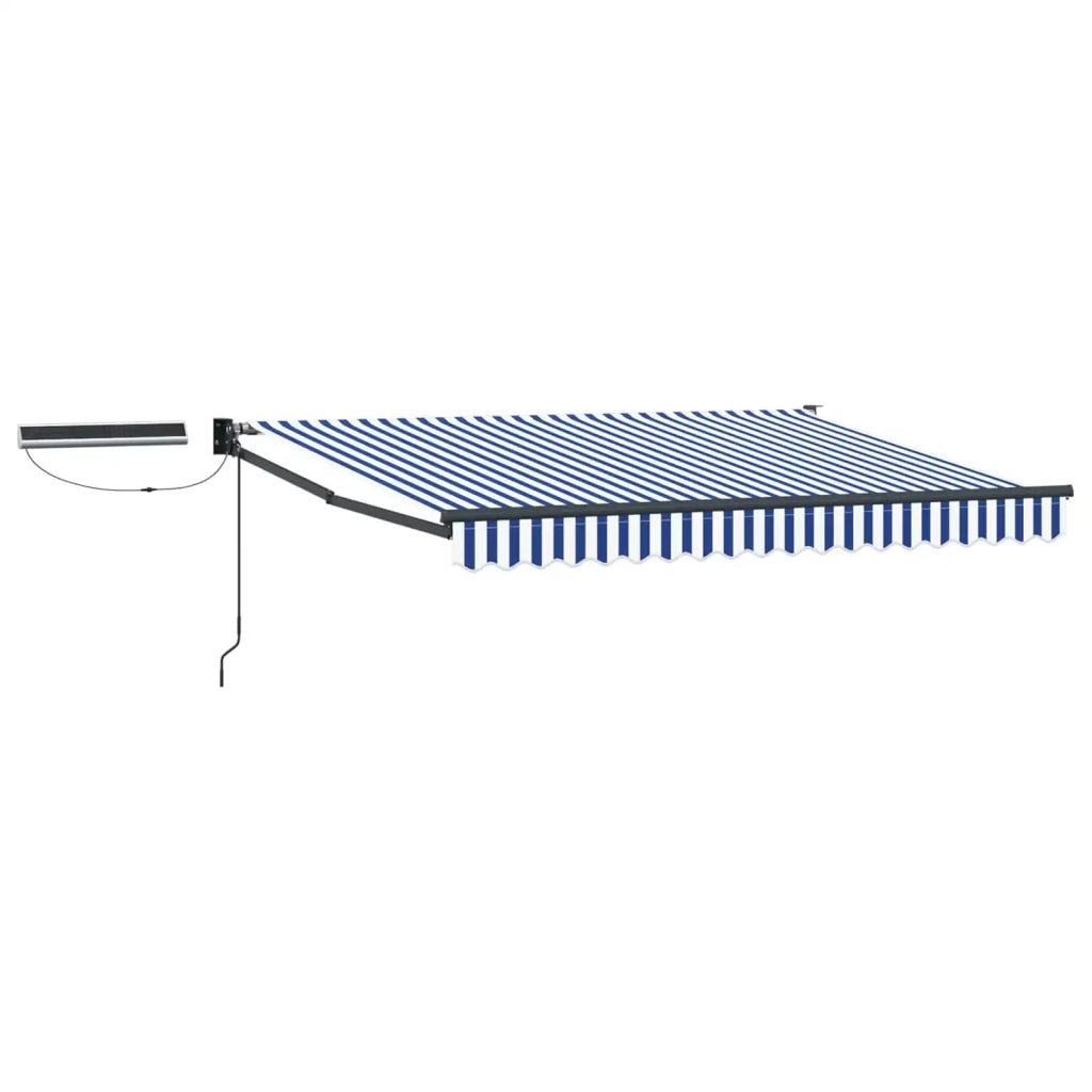 Tettuccio Elettrico Retrattile Blu, Bianco, Antracite 3 x 2,5 m 3420101