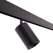 Faretto magnetico su binario LED 18W 3000K nero Maxlight