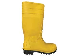 STIVALI DI SICUREZZA  A GINOCCHIO IN PVC GIALLO- - nÂ°39 - 1 paio EXCEL