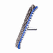 Borsetta per piscina 45,5 cm - Setole in acciaio - Spazzolone per piscina/lago/vitalizio - Manico telescopico - Materiale di alta qualità - Facile da installare