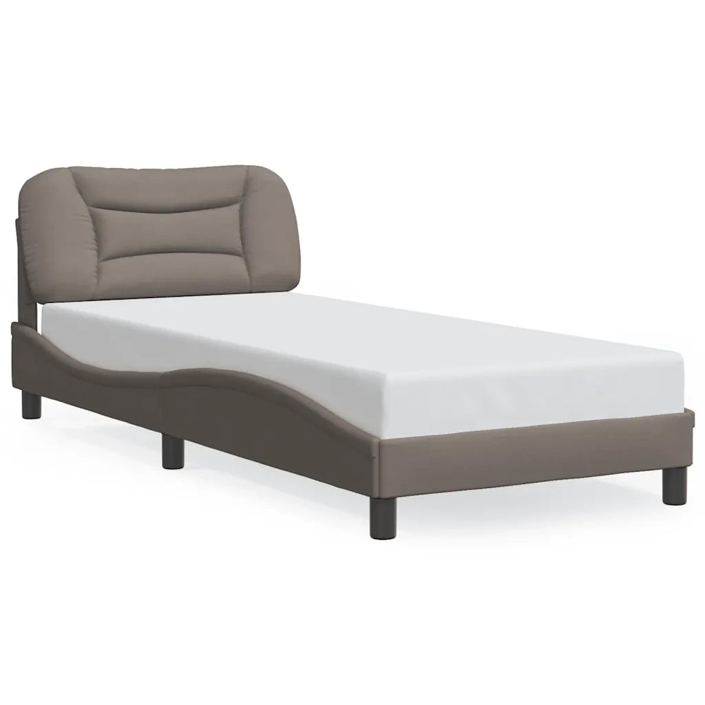 Giroletto senza Materasso Hvar Tortora 90x190 cm Tessuto