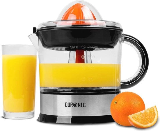 Citruspresse elettrica 700 ml con 2 Bocchette - Facile da Pulire e Alta Estrazione del Succo