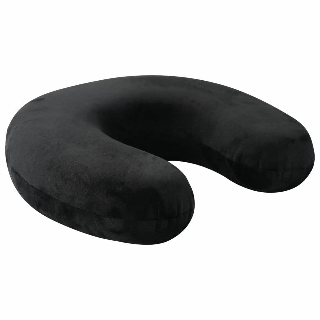 Cuscino da viaggio per il collo Nero Schiuma Memory 42012701