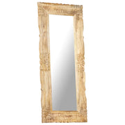 Specchio 110x50 cm in Legno Massello di Mango 321637