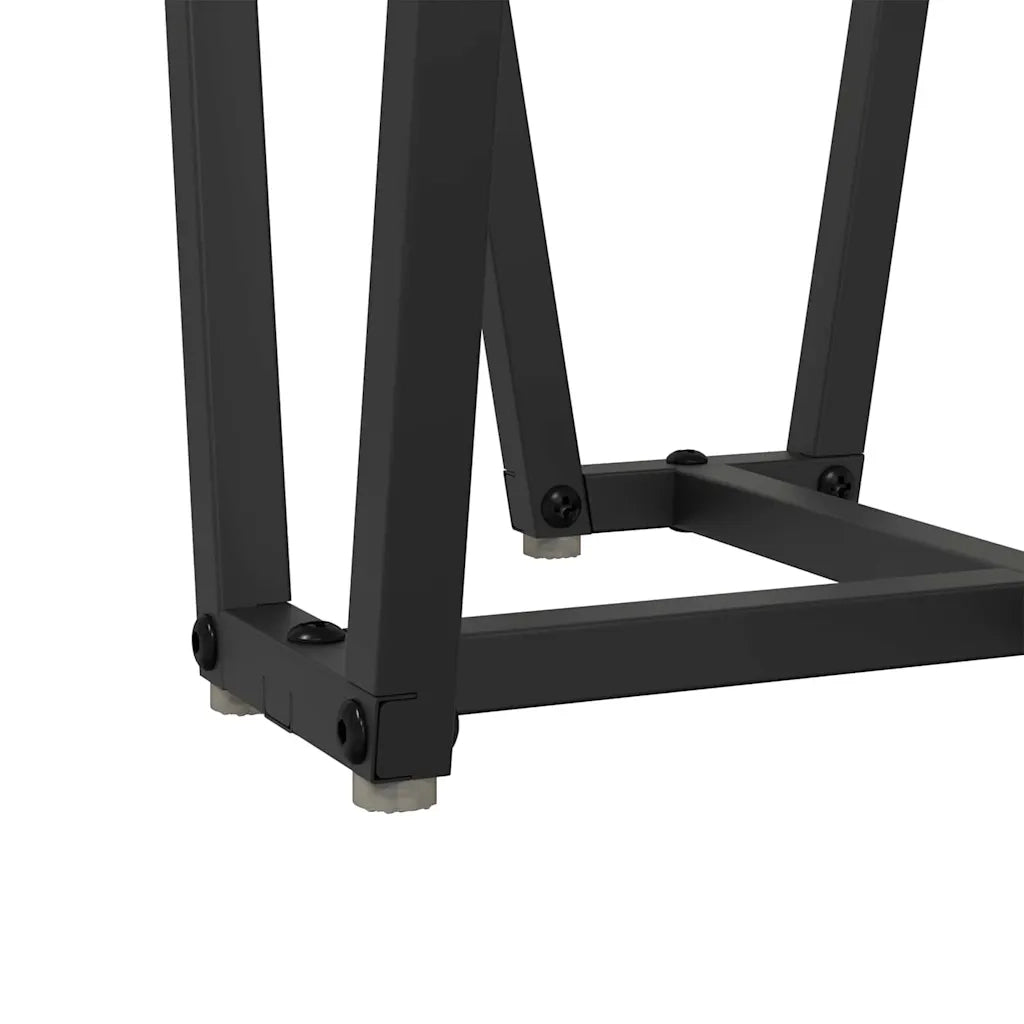 Set tavolini 2 pz | Tavolo laterale Rovere Sonoma e Nero