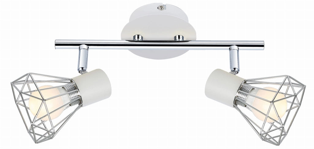 Plafoniera Candellux Verve 92-61348 cromata bianca
