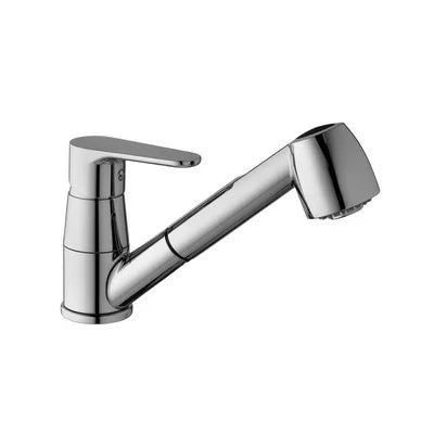 Miscelatore lavello con doccia estraibile serie green paffoni