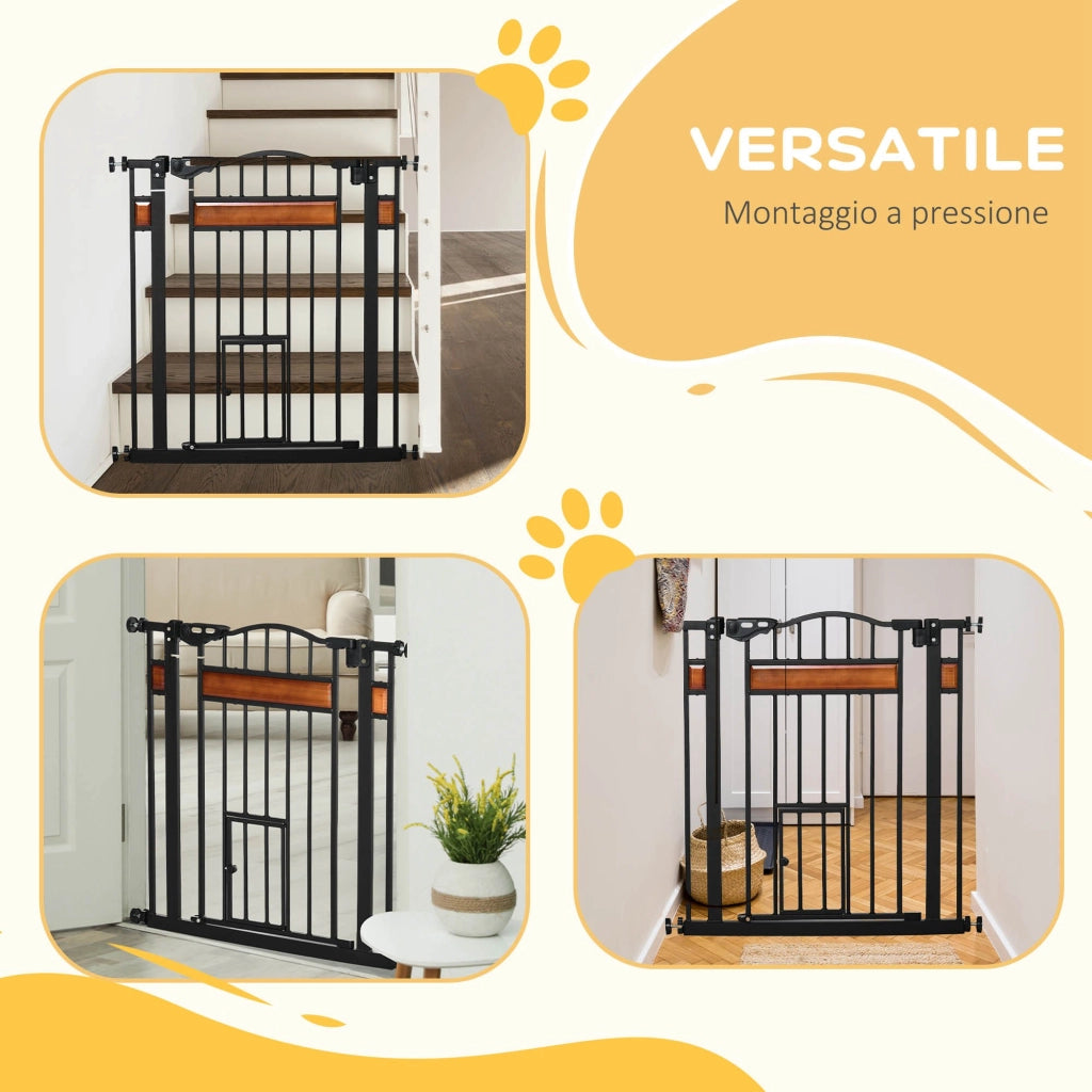 Cancellino per Cani Estensibile ¨C Minimal ¨C Nero 74-80cm