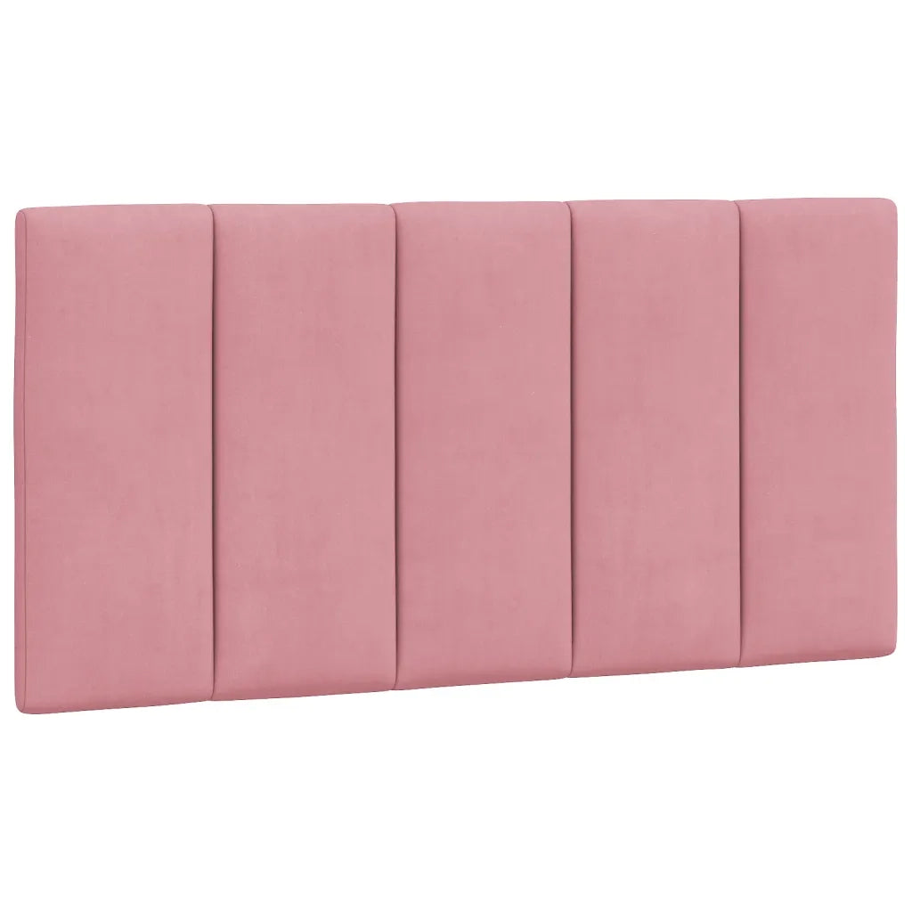Giroletto con LED senza Materasso Hanko Rosa 100x200 cm in Velluto 3213768