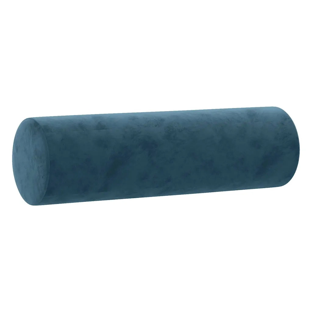 Divano a 3 Posti con Cuscini Blu 180 cm in Velluto
