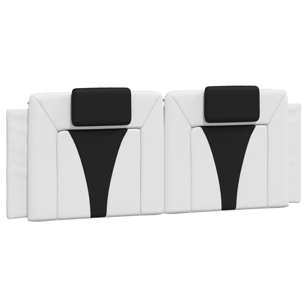 Cuscino Testiera Viana Nero e Bianco 120 cm in Similpelle 374787