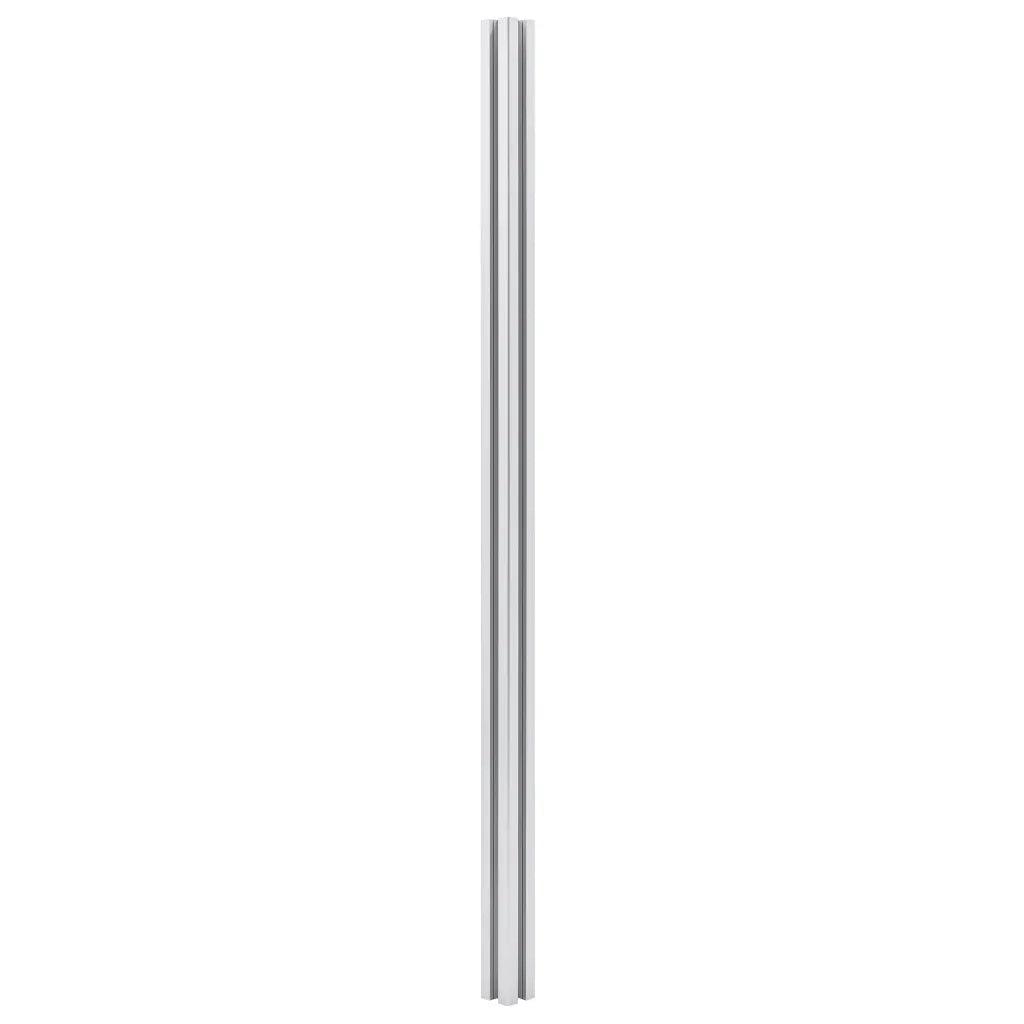 Pali per Recinzione 3 pz in Alluminio 185 cm 49077