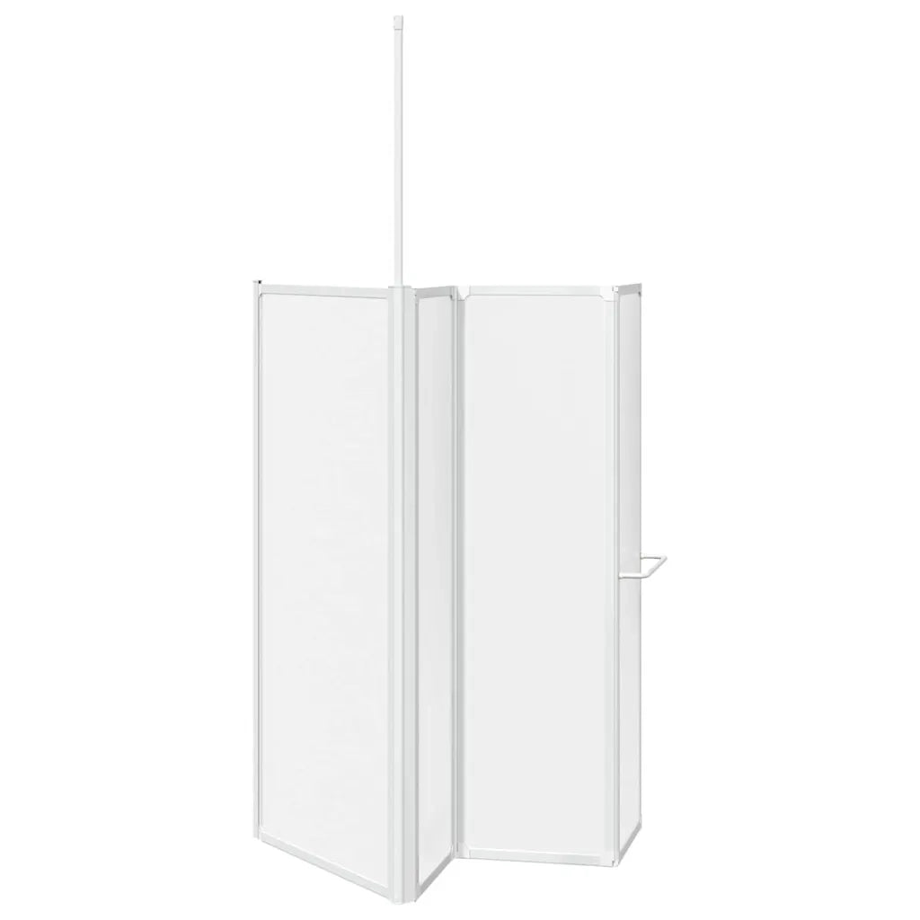 Schermo da Bagno Glassato 120 x 70 x 137 cm Alluminio 42023507