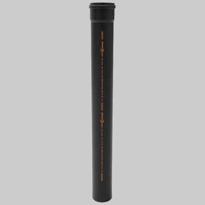TUBO PHONO BLACK 1 BICCHIERE dm 100  cm 300     REDI