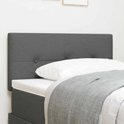 Testiera-Testata-Testiera Decorativa Grigio scuro 80 cm Tessuto