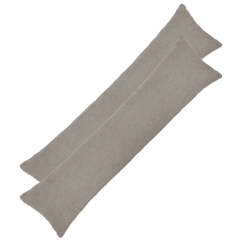 Federa 2 pcs HEERLEN Grigio Chiaro 40 x 145 cm Bouclé 908908